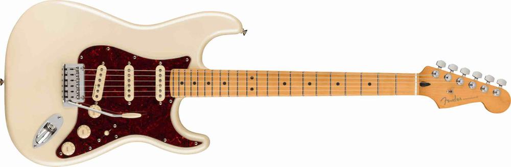 Player Plus Stratocaster®, Maple Fingerboard, Olympic Pearl 