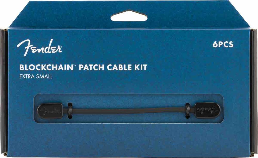 Fender® Blockchain Patch Cable Kit, Black, Extra Small 