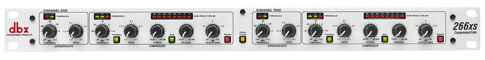 2 Channel - Stereo Compressor / Gate / Stereo or dual-mono operation