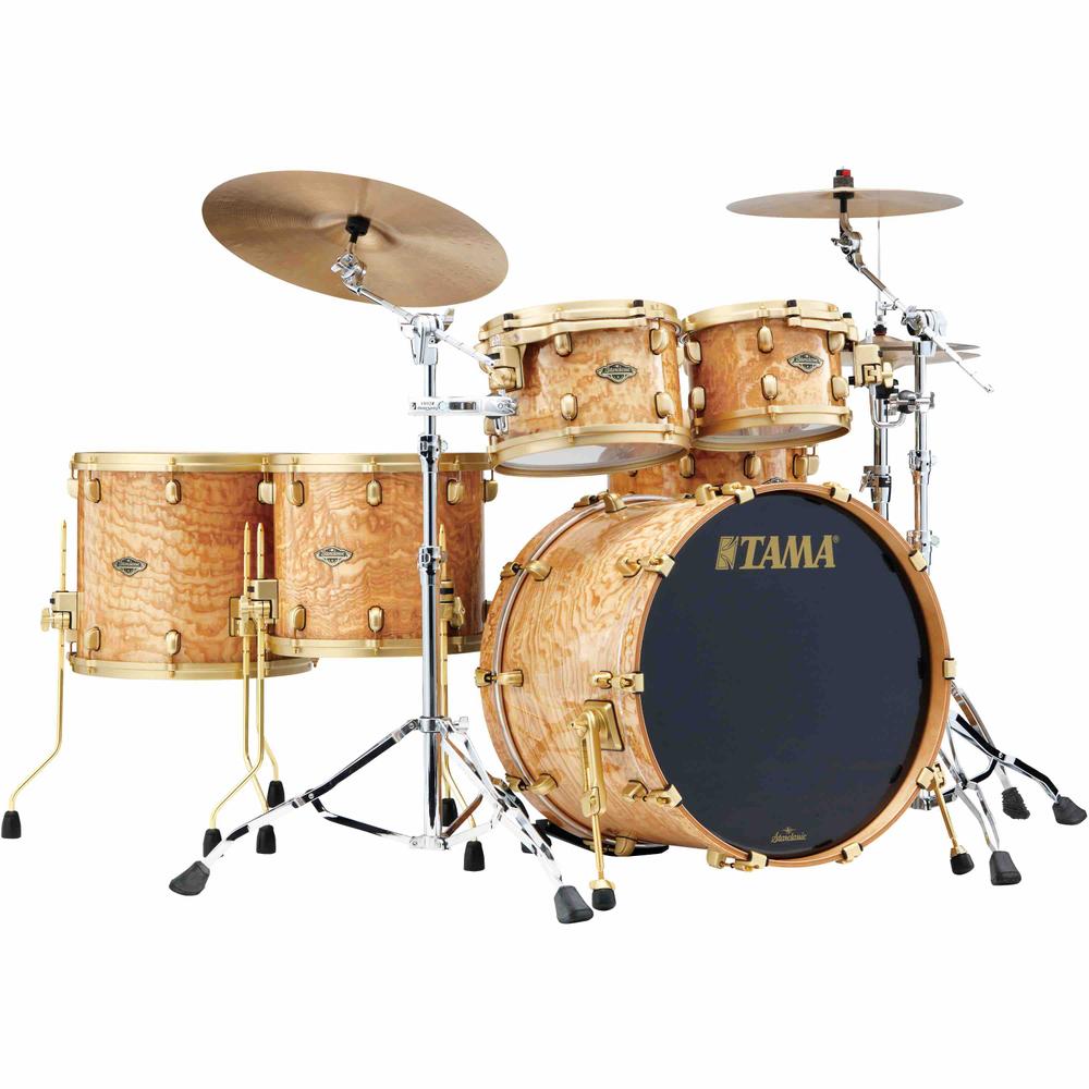 Limites Starclassic Walnut/Birch, 5 pieces popular hybrid Drum Shell Set, Gold Hardware - Gloss Natural Tamo Ash 