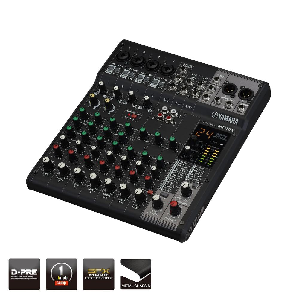10-Channel Mixer with Effects 