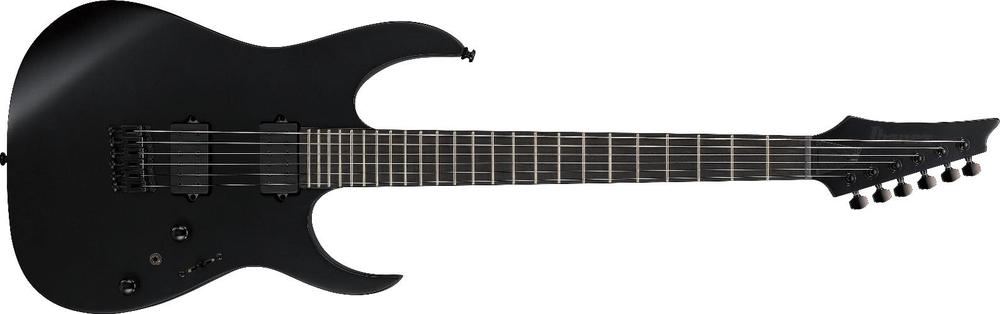 RG Iron Label 6-String Electric Guitar - Black Flat