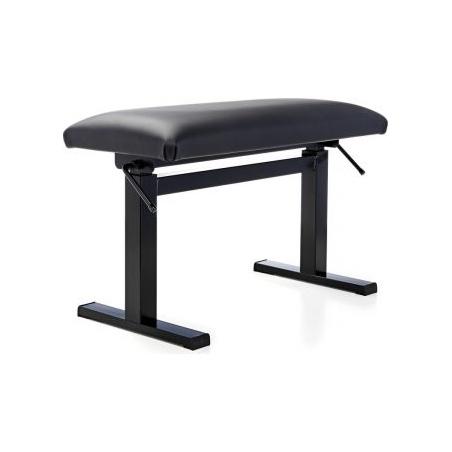Pneumatic Piano Bench " Conservatorium Model " Matt black with synthetic leather