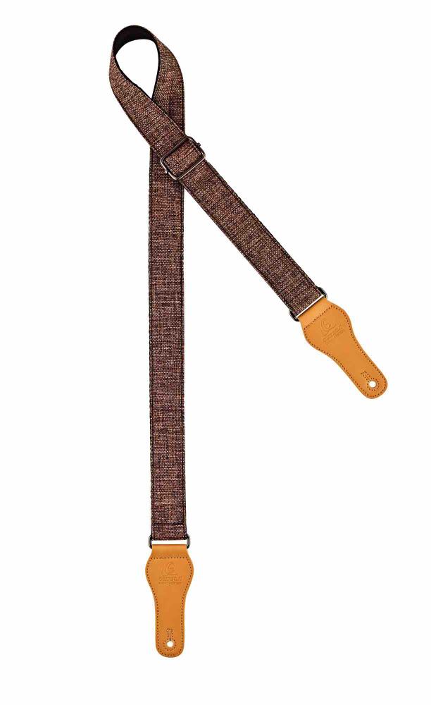 Cotton ukulele strap - length 1580mm  / width 50mm - grey