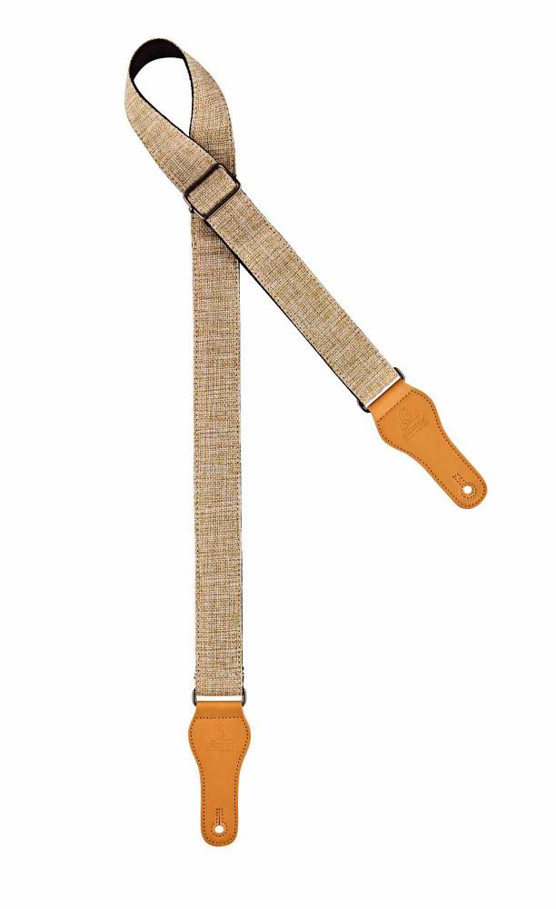 Cotton ukulele strap - length 1390mm / width 37mm - ice