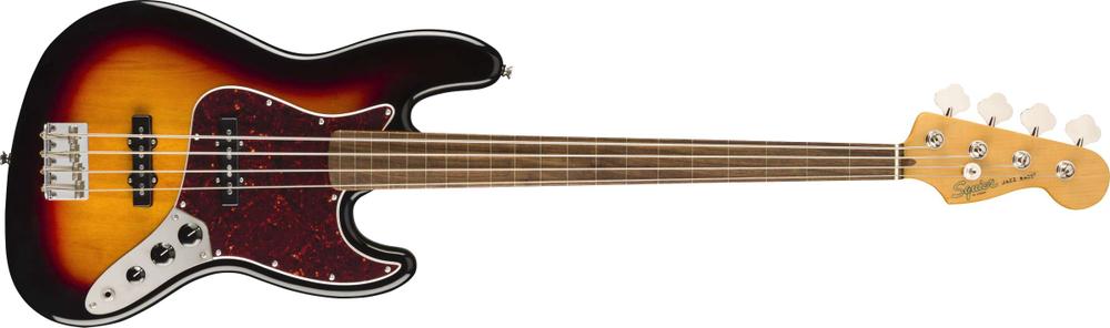 Classic Vibe '60s Jazz Bass® Fretless, Laurel Fingerboard, 3-Color Sunburst 