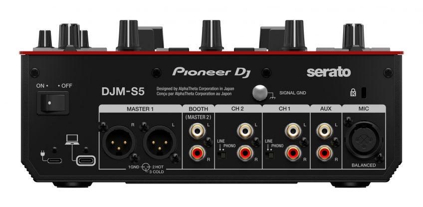 Scratch-style 2-channel DJ mixer gloss red ( standard price 899.- ) 