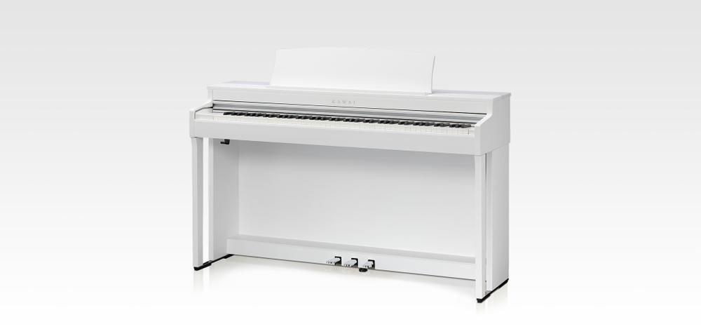 Digital Upright Piano CN-301 # White Satin