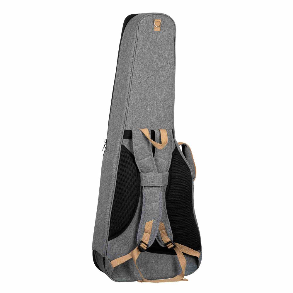 Full Size Classic 4/4 DeLuxe Gigbag Concert Guitar - grey