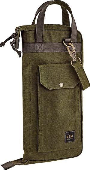 Waxed Canvas Collection Drumstick Bag - Forest Green