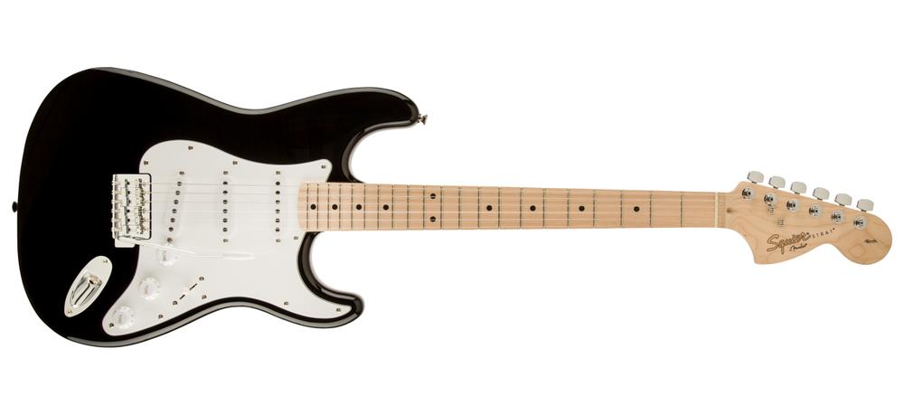Affinity Series™ Stratocaster®, Maple Fingerboard, White Pickguard, Black 
