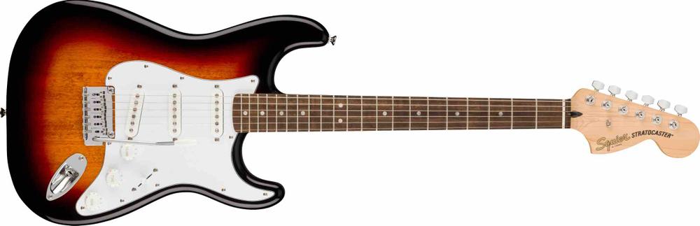 Affinity Series™ Stratocaster®, Laurel Fingerboard, White Pickguard, 3-Color Sunburst 
