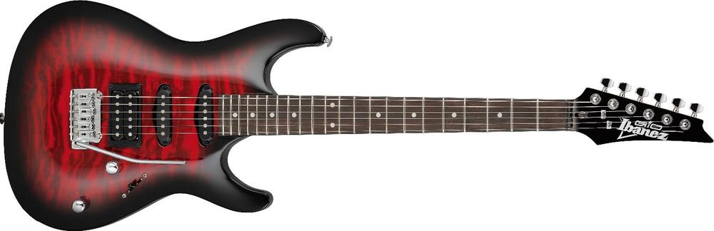 E-Guitar GSA60 #Transparent Red Burst