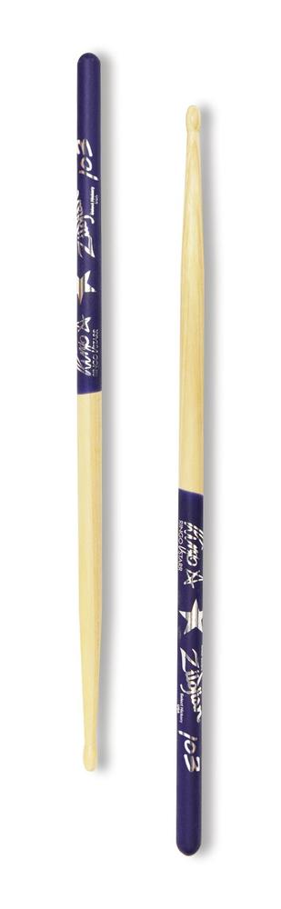 ZILDJIAN Drumsticks, Artist Series, Ringo Starr, wood tip, natural, purple dip