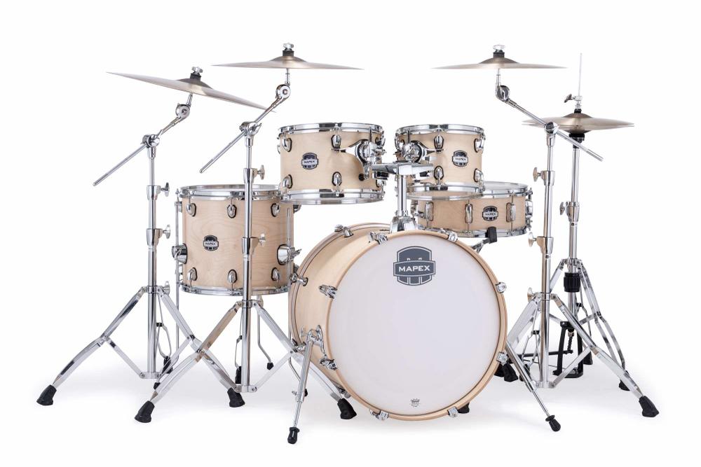 Mars Maple Fusion 5-pieces Drum Shell Set,  finish Natural Satin #NW