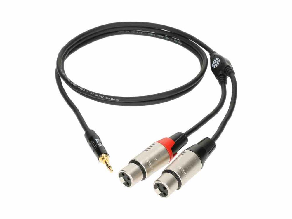 MiniLink Pro TRS 3,5 mm - 2x XLR F Y cable (1.8m)
