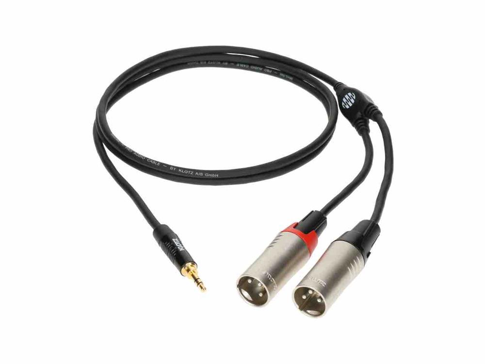 MiniLink Pro TRS 3,5 mm - 2x XLR M Y cable (1.8m)