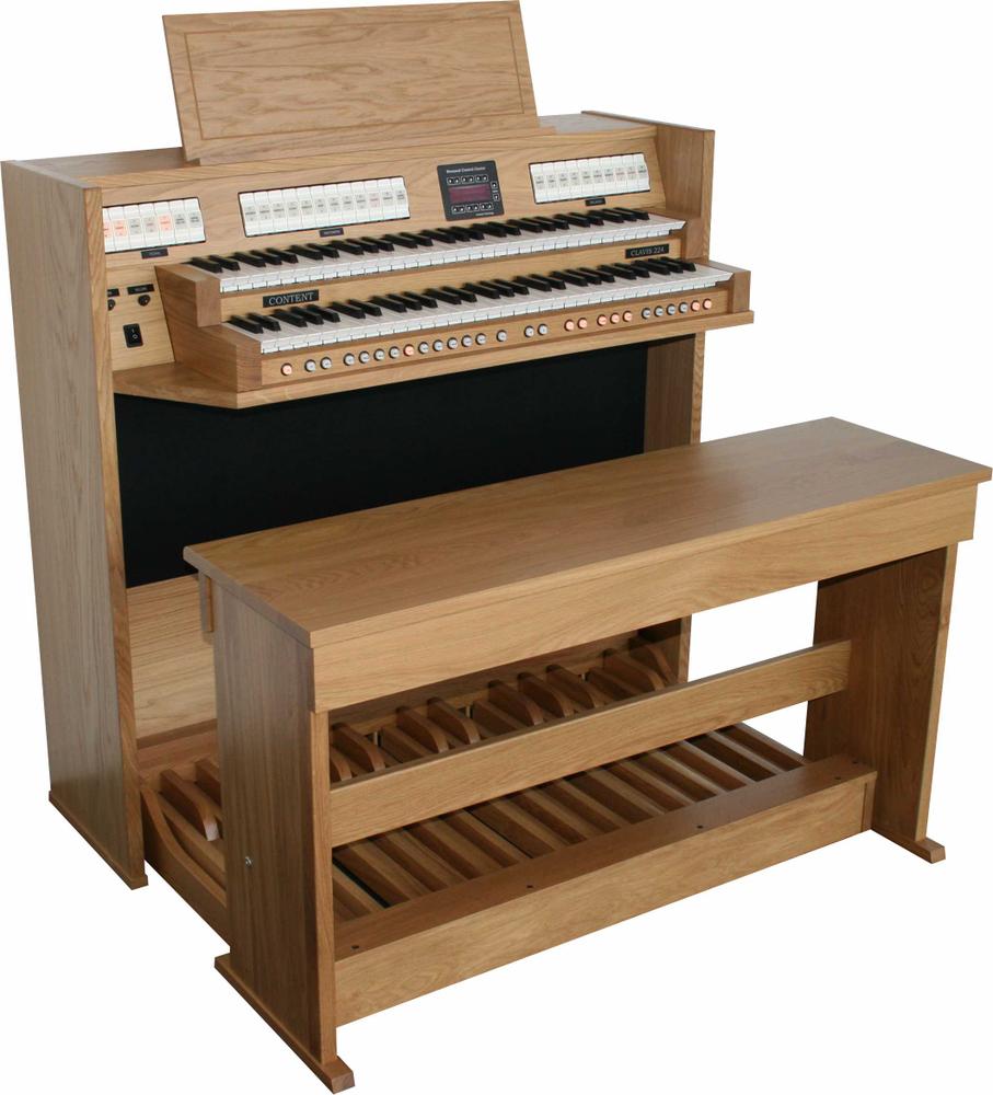 Classic Organ Clavis 224 with Basspedalboard 30T-Note konkav-parallel & Bench ( CMB121 )