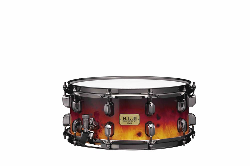 Limited Edition S.L.P. 14"x6" G-Kapur Snare drum - Amber Sunset Fade