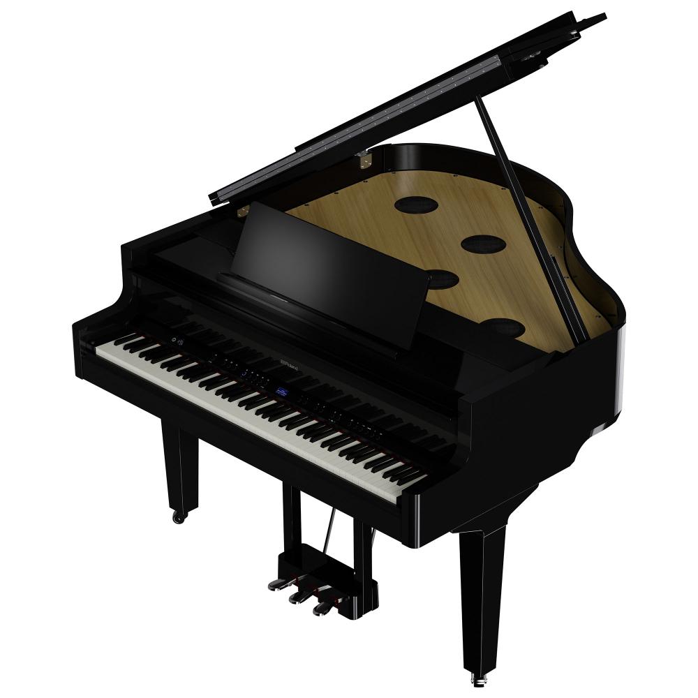 Ultimate Digital Premium Grand Piano # Polish Black(with auto moving keys)