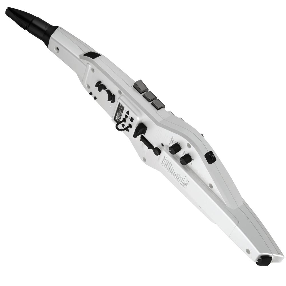 Compact and streamlined Aerophone - pearl white