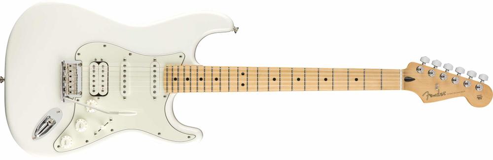 Player Stratocaster® HSS, Maple Fingerboard, Polar White 