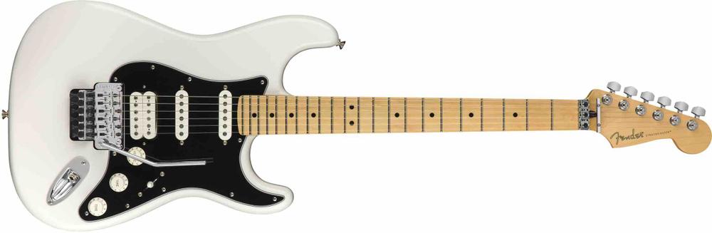 Player Stratocaster® with Floyd Rose®, Maple Fingerboard, Polar White 