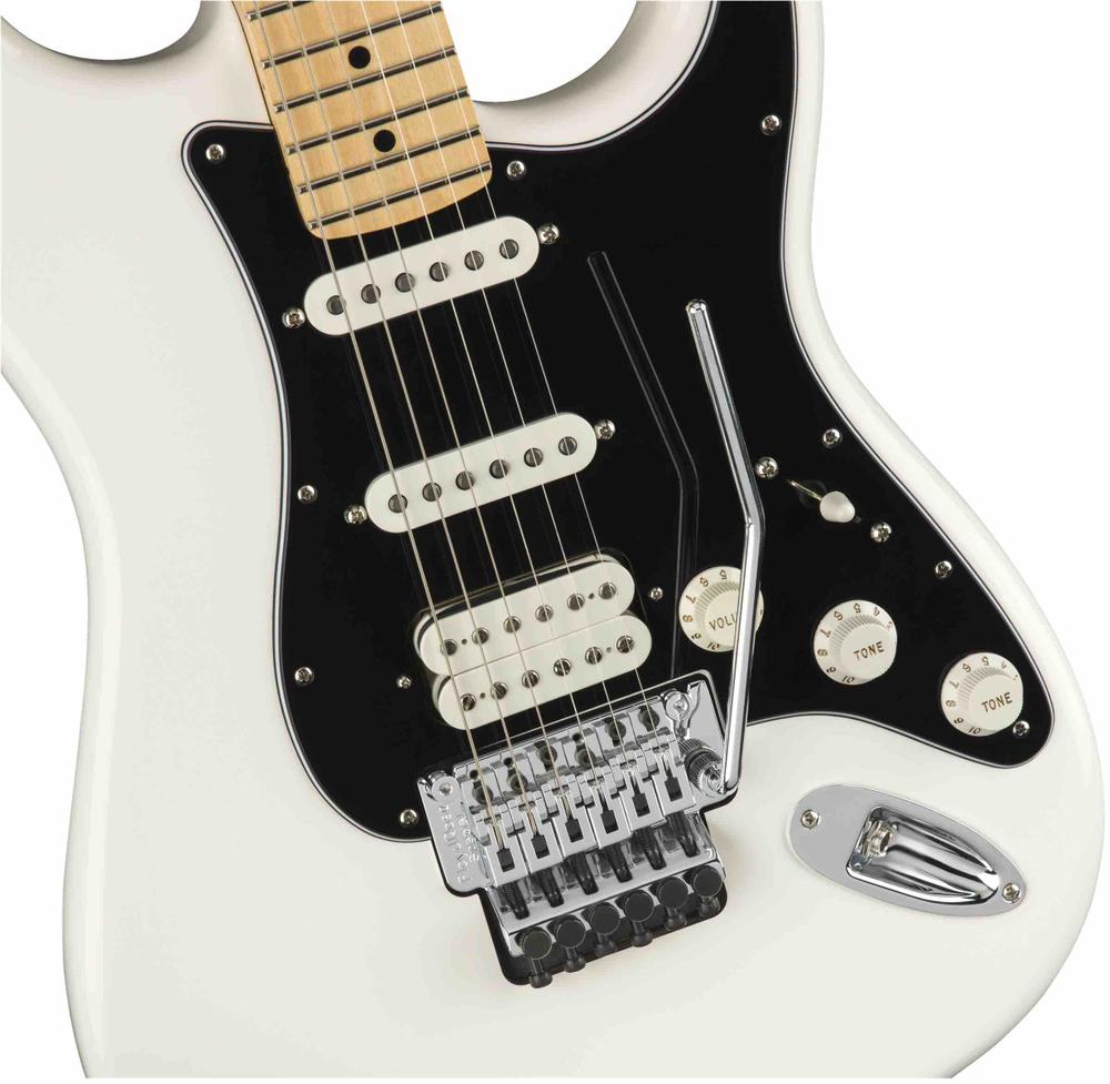 Player Stratocaster® with Floyd Rose®, Maple Fingerboard, Polar White 