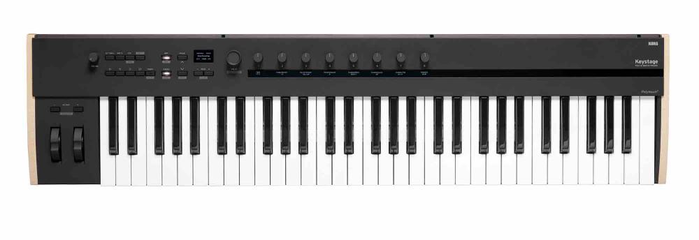 Keystage USB-controller- 61 keys, 8 boutons, MIDI 2.0, Poly Aftertouch 