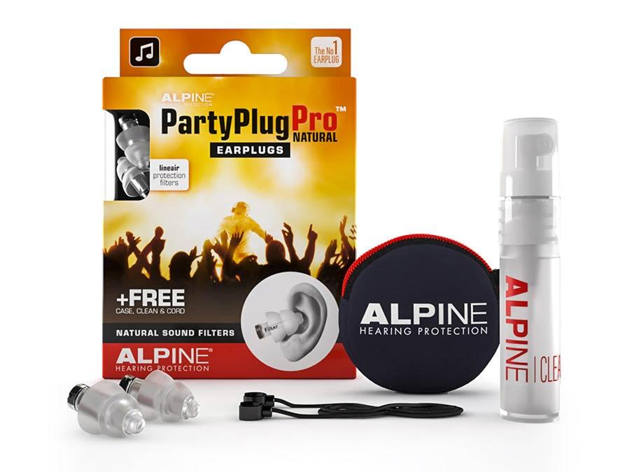 PartyPlug Pro earplugs, transparent