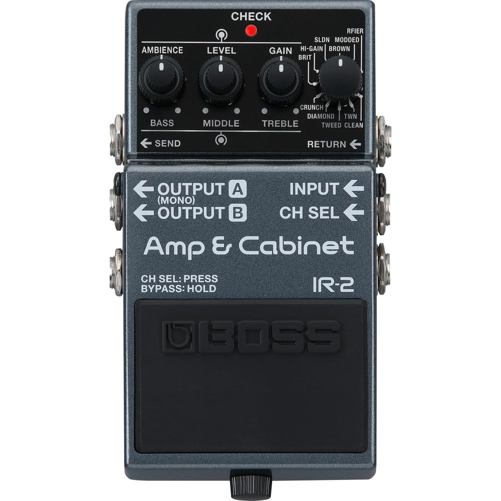 Premium amp emulator and cabinet IR loader in a BOSS compact pedal 