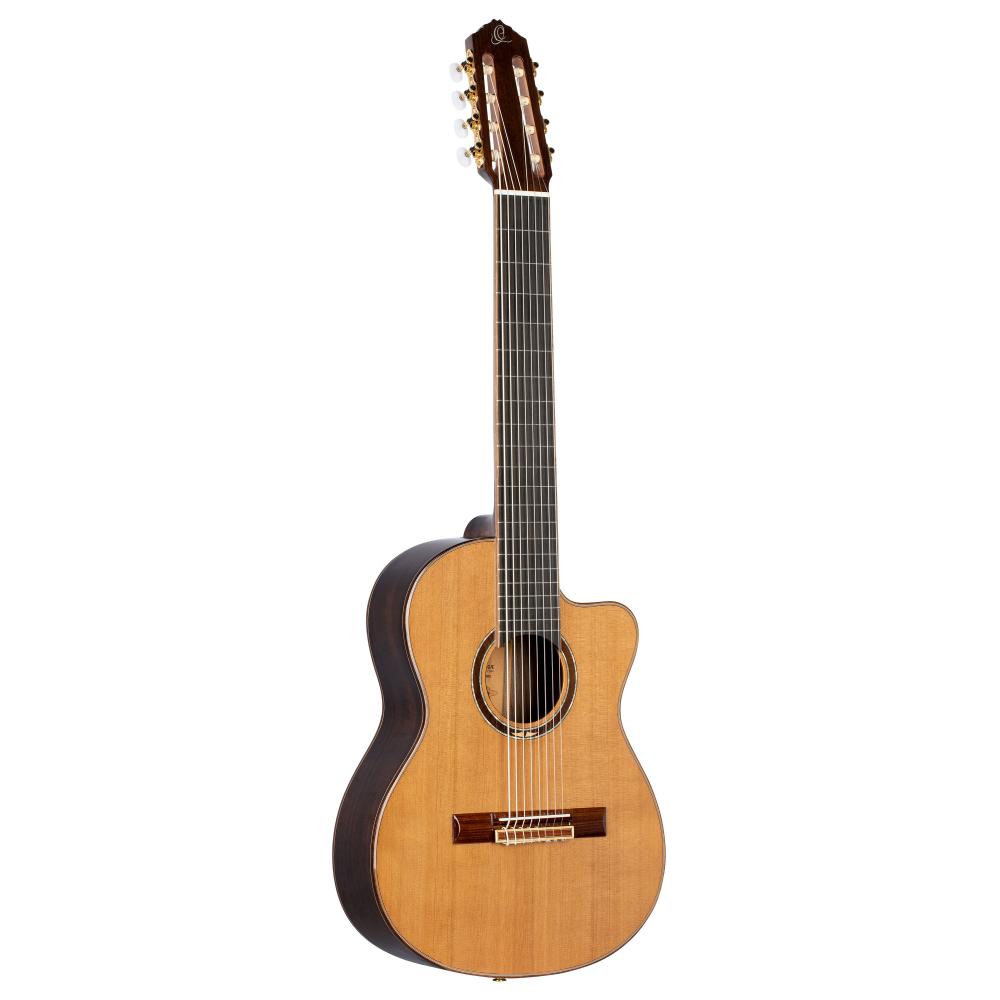 Performer Series 4/4 Classical Guitar 8 String - Solid Cedar / Walnut Natural + Gig Bag