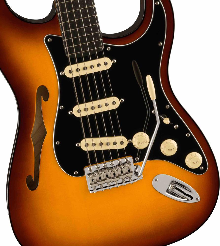 Limited Edition Suona Stratocaster® Thinline, Ebony Fingerboard, Violin Burst 