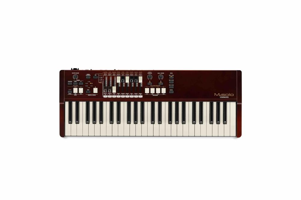 49-key Portable Combo Organ Keyboard - Burgundy