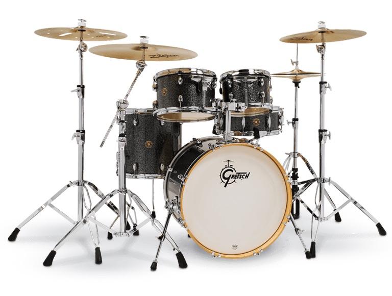 Catalina 5-piece Maple Drum Shell Pack  with 20" Bassdrum - Black Stardust