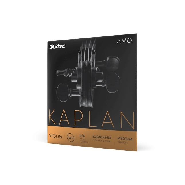 Violin string set 4/4, Kaplan Amo Violin 4/4 Scale Medium Tension Set