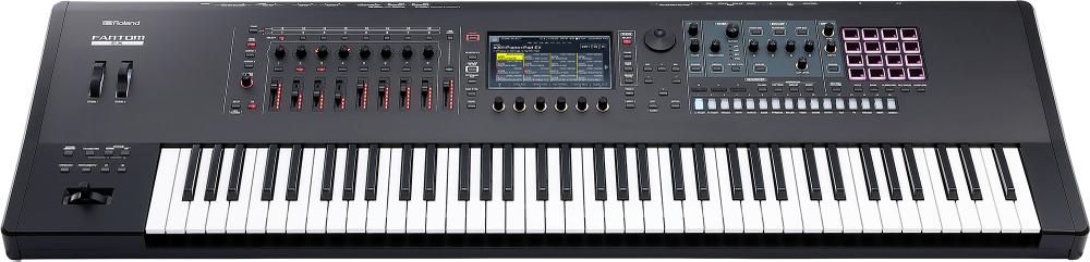 76 Keys (semi-weighted keyboard and channel aftertouch) Synthesizer Workstation keyboard